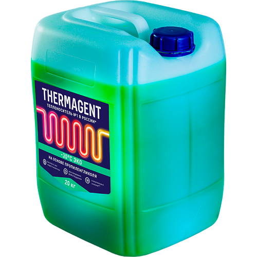 Теплоноситель Пропиленгликоль THERMAGENT-30 ЭКО 10кг Теплоноситель Пропиленгликоль THERMAGENT-30 ЭКО 10кг