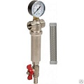 Осадочный фильтр 1/2"  (с картриджем на 100 мкм, манометром) AquaFilter Осадочный фильтр 1/2"  (с картриджем на 100 мкм, манометром) AquaFilter