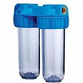 Колба RX "Duplex" 10" S 3/4"D (двойной прозрачный корпус) Колба RX "Duplex" 10" S 3/4"D (двойной прозрачный корпус)