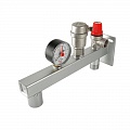 Группа безопасности 3/4", PN3, Valtec VT.495, сталь до 44 кВт. Группа безопасности 3/4", PN3, Valtec VT.495, сталь до 44 кВт.