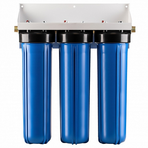 Фильтр для воды Гейзер-3И 20 BB (без картриджей) на раме Фильтр для воды Гейзер-3И 20 BB (без картриджей) на раме