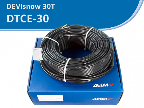 Нагревательный кабель Devi snow 30T, 30 Вт/м, 10 м. Нагревательный кабель Devi snow 30T, 30 Вт/м, 10 м.