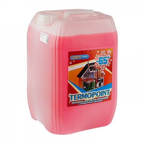 Теплоноситель "Termopoint 65" 10 кг. (концентрат, до - 65 град., этиленгликоль, красный ) (А) Теплоноситель "Termopoint 65" 10 кг. (концентрат, до - 65 град., этиленгликоль, красный ) (А)