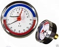 Термоманометр аксиальный TIM 0-6 bar 120C D80 mm Термоманометр аксиальный TIM 0-6 bar 120C D80 mm